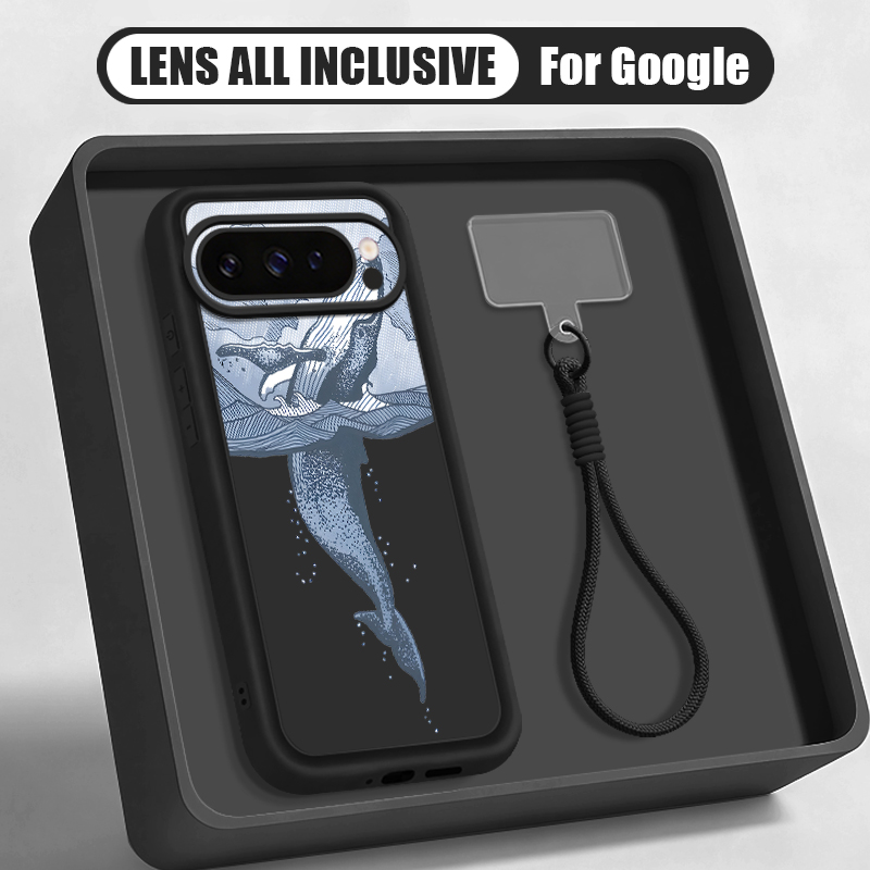 Google Pixel 8A - Coque de téléphone en silicone souple