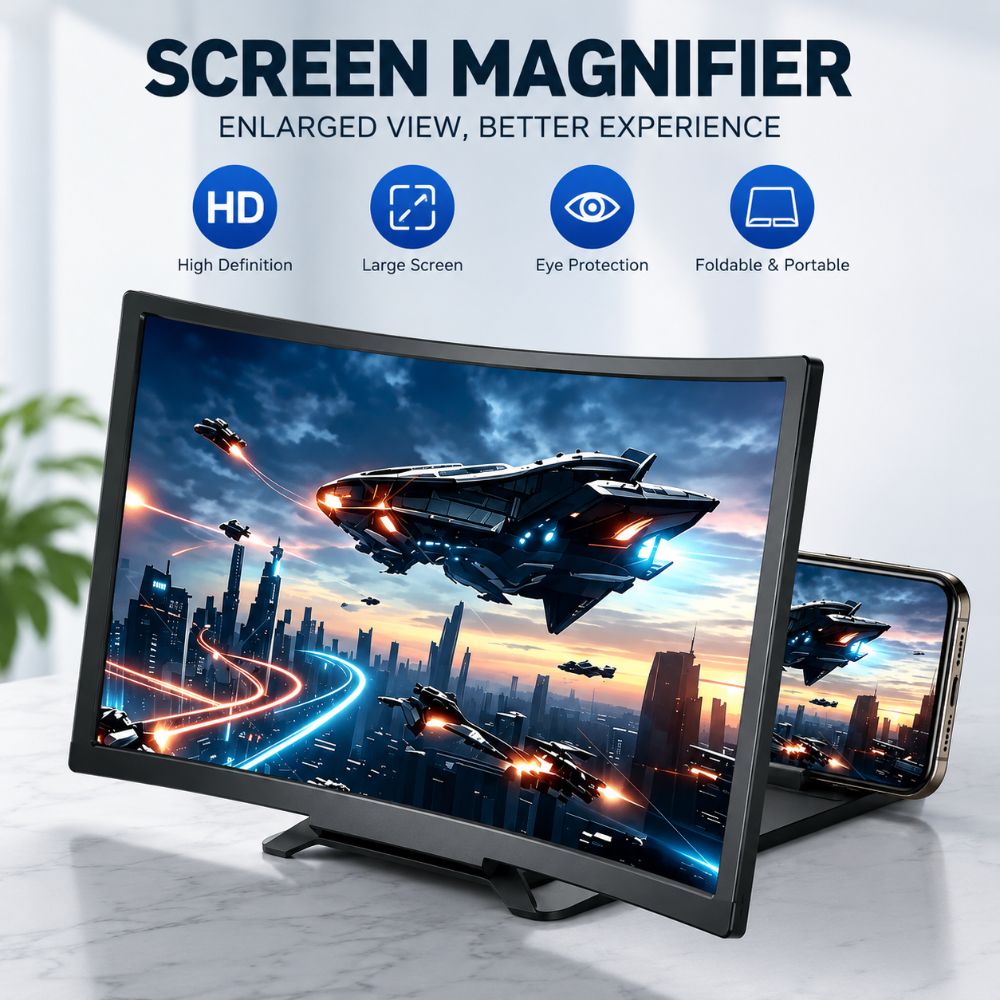 Matte Anti Glare Screen - Loupe d'écran 3D de 12 pouces