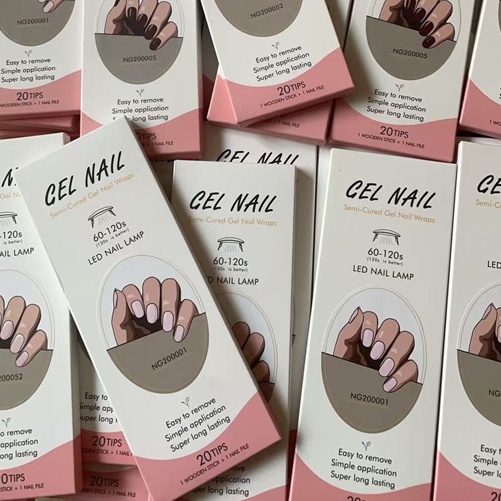 Full Cover Adhesive - Huizi français Gel ongles bandes Patch
