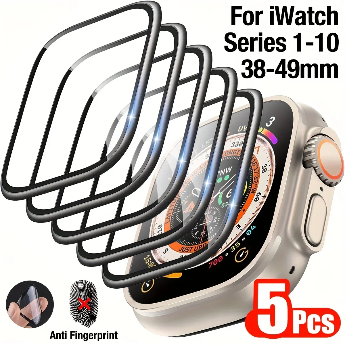 1-5 pièces Film anti-rayures p - Smartwatch Screen Film avis et prix